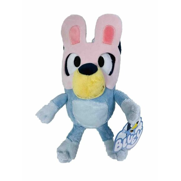 Bluey & Bingo Bunny Plush With Glasses 10" 2 Pack - Picture 3 of 12
